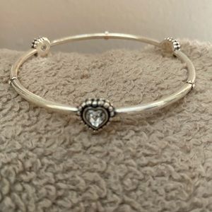 Brighton Silver heart bracelet.